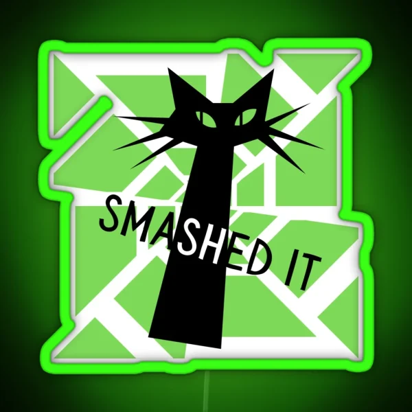 That Glaring No 21 Smashed It RGB Neon Sign