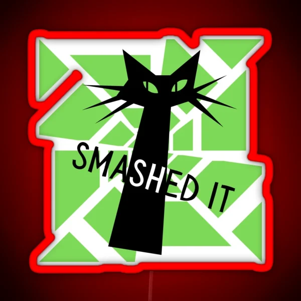 That Glaring No 21 Smashed It RGB Neon Sign
