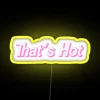 Customizable Color Changing LED Sign with Neon Effect and Warm Lighting