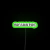 Whimsical Fruity Kitchen Decor with RGB Neon Sign Lighting Accent