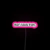 Vibrant Neon Sign with Fruity Colors and Electric Rainbow Glow Accents.