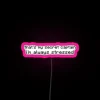 Customizable RGB neon LED sign for stressed captains and fans.