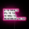 Modern Interactive Digital Art Display with Colorful RGB Neon Lighting Effects