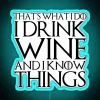 Neon Bar Sign with Humorous Wine Lover's Attitude and Knowledge