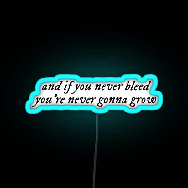 The 1 Quote RGB Neon Sign