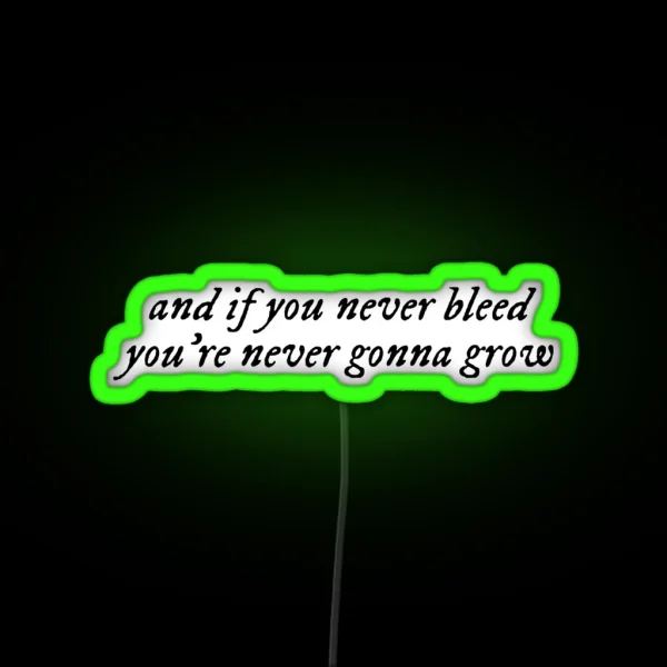 The 1 Quote RGB Neon Sign