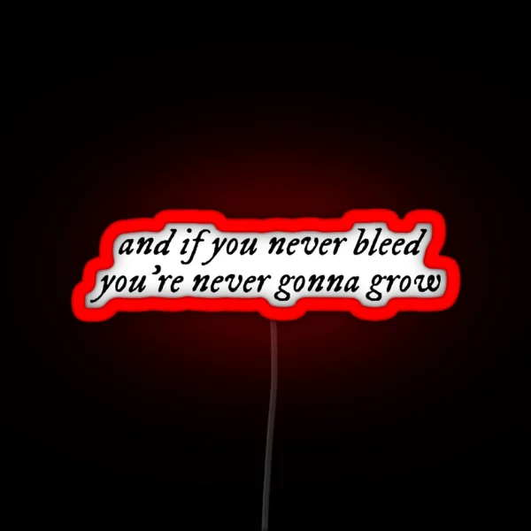 The 1 Quote RGB Neon Sign