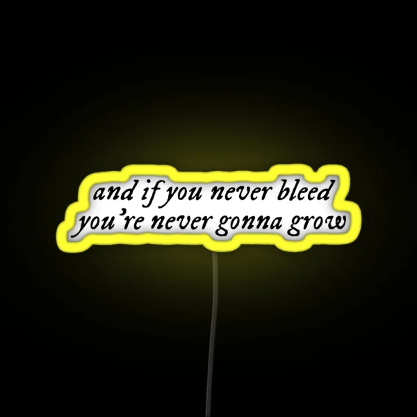 The 1 Quote RGB Neon Sign
