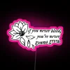 Customizable Taylor Swift Folklore Inspired Lyrics RGB Color Changing Sign