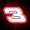 RGB color changing neon sign with customizable light effects.