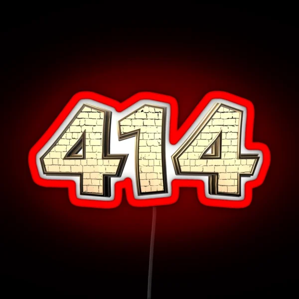 The 414 MKE RGB Neon Sign