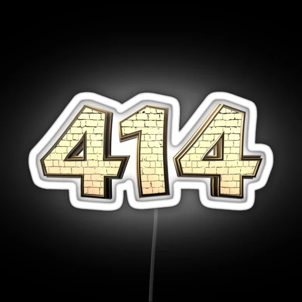The 414 MKE RGB Neon Sign