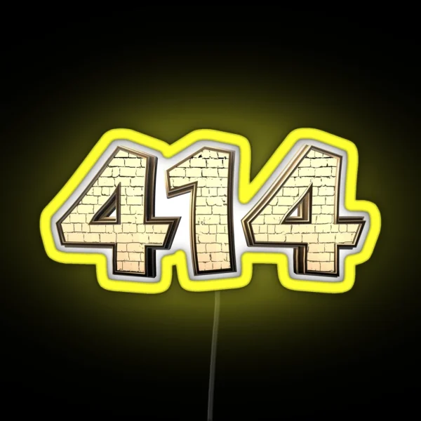 The 414 MKE RGB Neon Sign