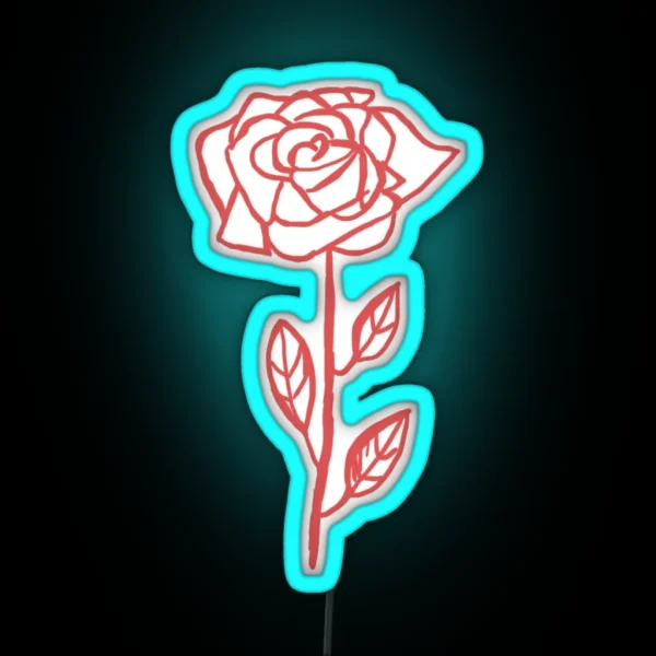 The Actual Rose RGB Neon Sign