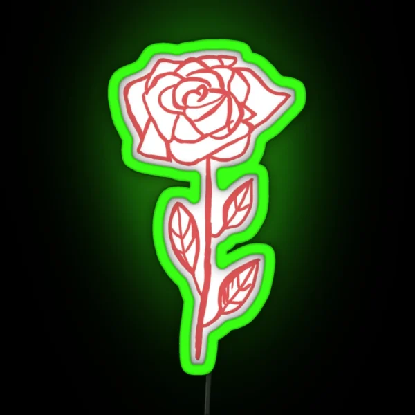 The Actual Rose RGB Neon Sign