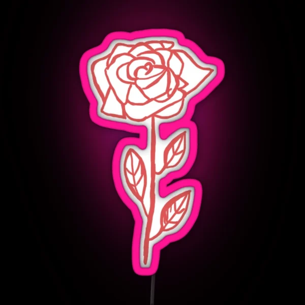 The Actual Rose RGB Neon Sign