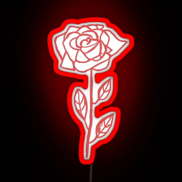 The Actual Rose RGB Neon Sign