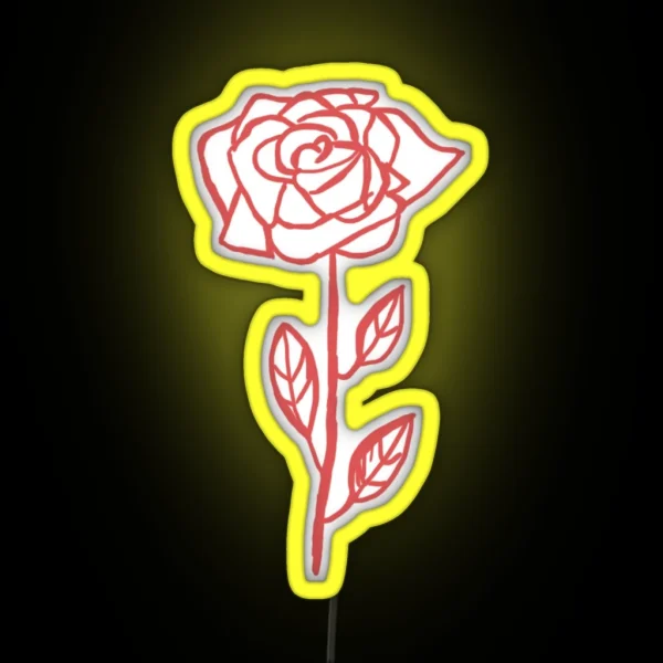 The Actual Rose RGB Neon Sign