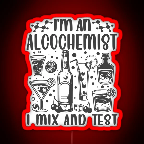 The Alcochemist S Elixir Mixology Meets Chemistry RGB Neon Sign