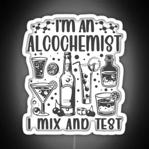 The Alcochemist S Elixir Mixology Meets Chemistry RGB Neon Sign
