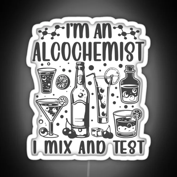 The Alcochemist S Elixir Mixology Meets Chemistry RGB Neon Sign