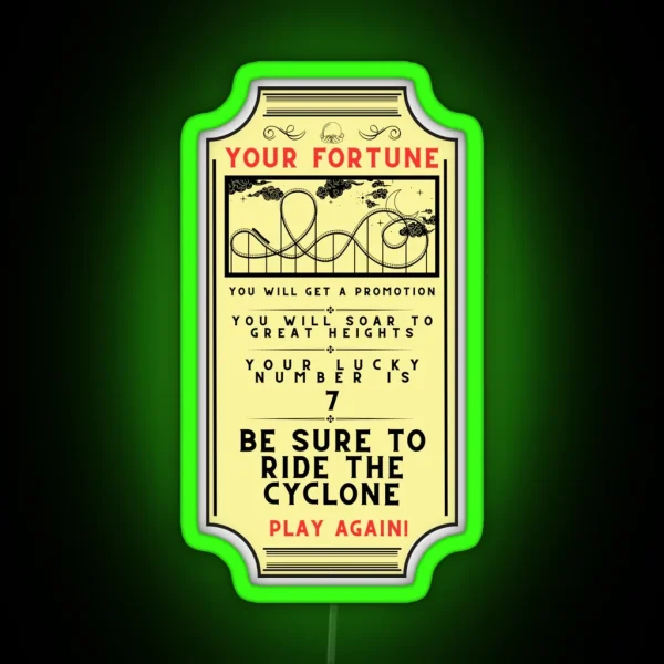 The Amazing Karnak Fortune Back RGB Neon Sign