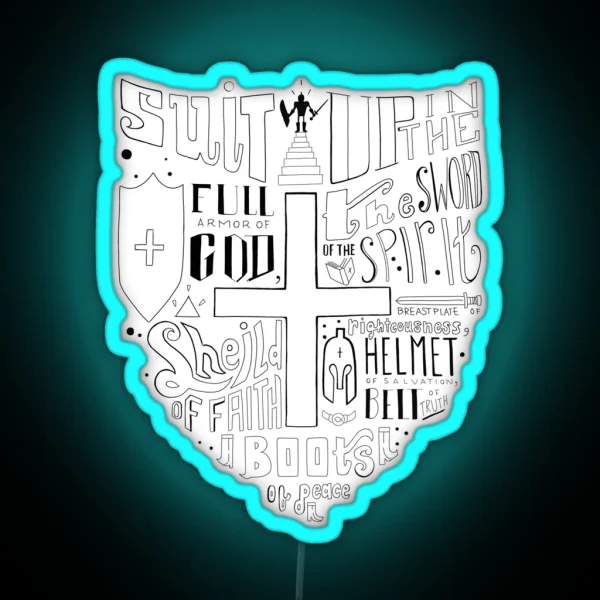 The Armor Of God RGB Neon Sign
