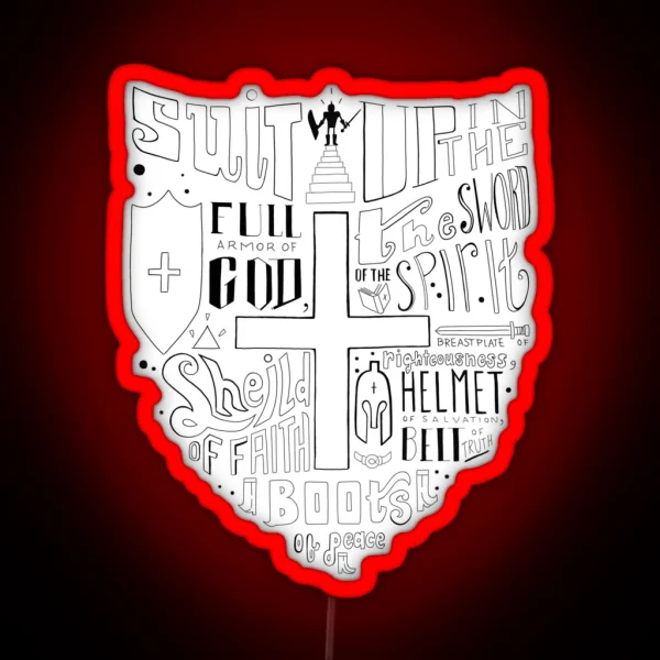 The Armor Of God RGB Neon Sign