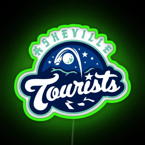 The Asheville Tourists RGB Neon Sign