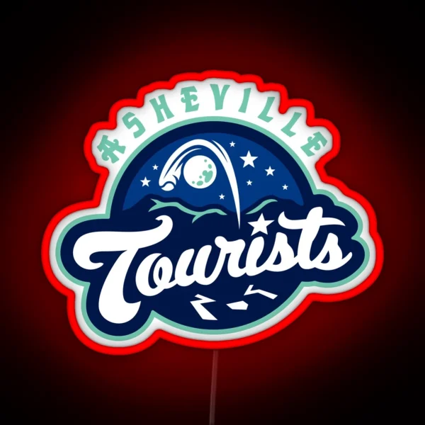 The Asheville Tourists RGB Neon Sign