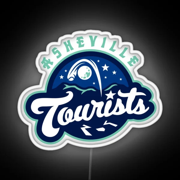 The Asheville Tourists RGB Neon Sign