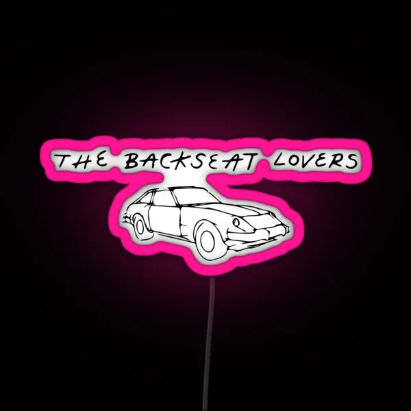 The Backseat Lovers RGB Neon Sign