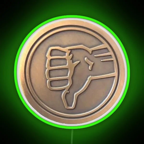 The Bad Place Senior Staff Pin RGB Neon Sign