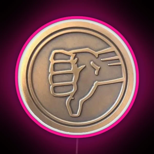 The Bad Place Senior Staff Pin RGB Neon Sign