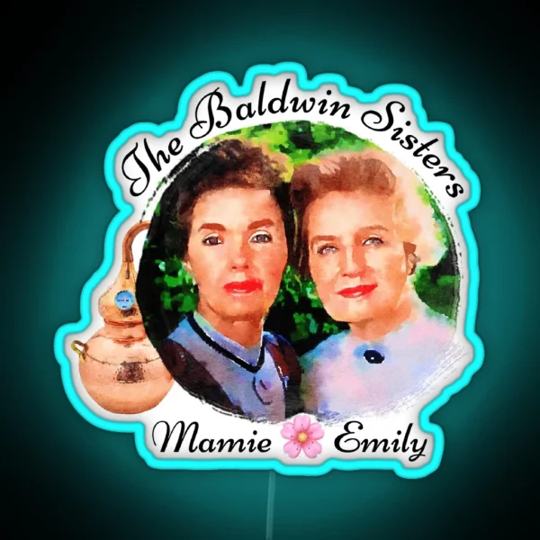 The Baldwin Sister RGB Neon Sign