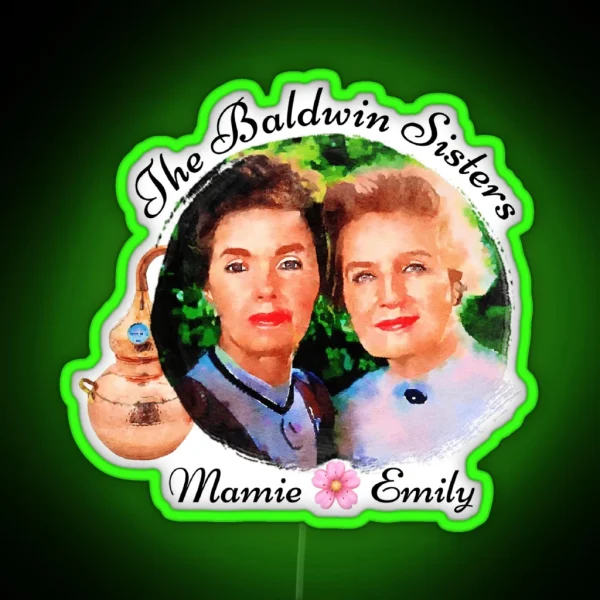 The Baldwin Sister RGB Neon Sign