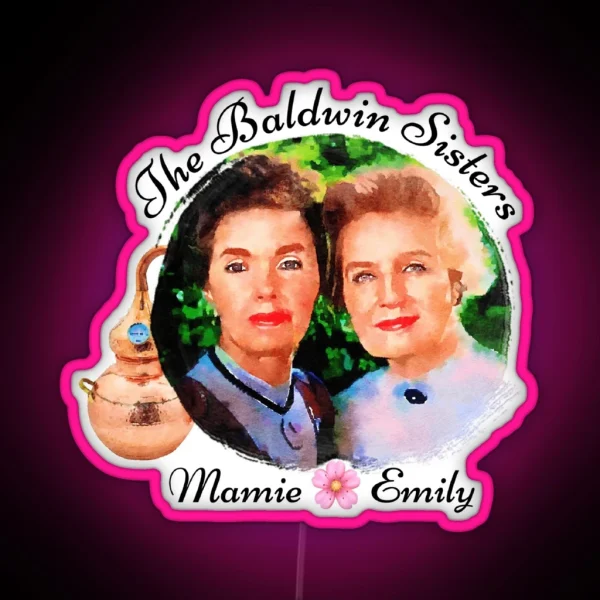 The Baldwin Sister RGB Neon Sign