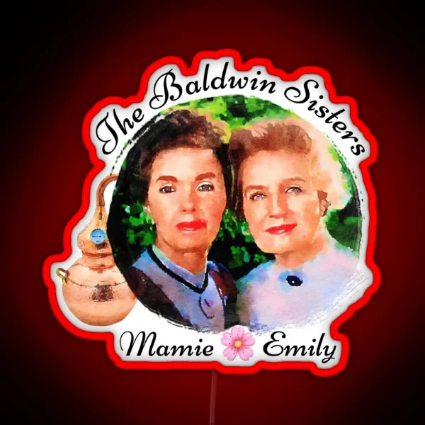 The Baldwin Sister RGB Neon Sign