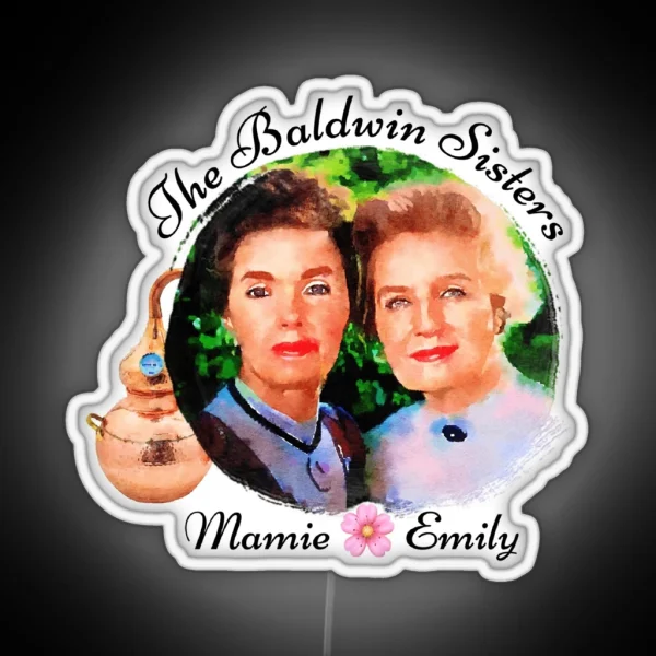 The Baldwin Sister RGB Neon Sign