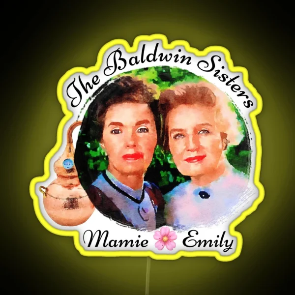 The Baldwin Sister RGB Neon Sign