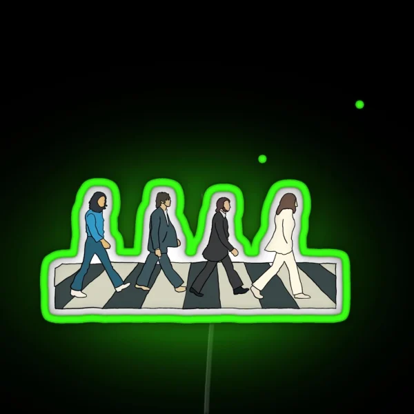 The Beatles Abbey Road RGB Neon Sign