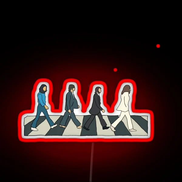 The Beatles Abbey Road RGB Neon Sign