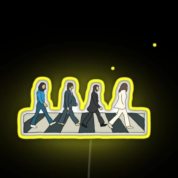 The Beatles Abbey Road RGB Neon Sign