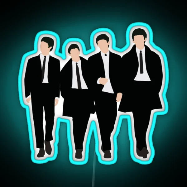The Beatles Band Beatles Band RGB Neon Sign