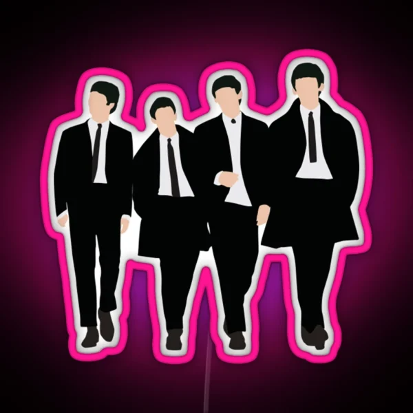 The Beatles Band Beatles Band RGB Neon Sign