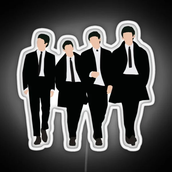 The Beatles Band Beatles Band RGB Neon Sign