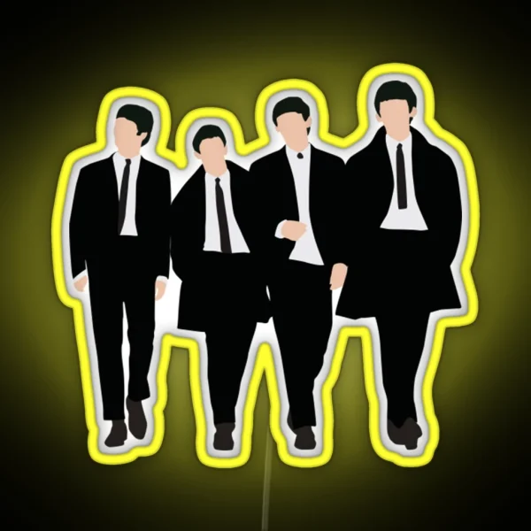 The Beatles Band Beatles Band RGB Neon Sign