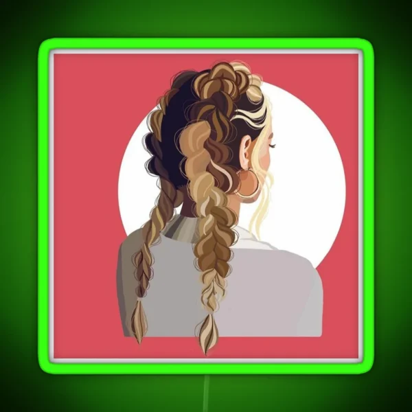 The Beautiful Girl Next Door RGB Neon Sign