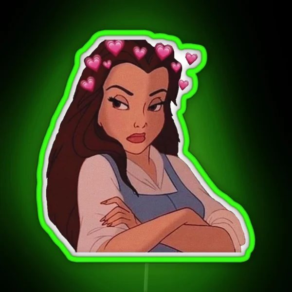 The Beauty And The Beast Mood RGB Neon Sign