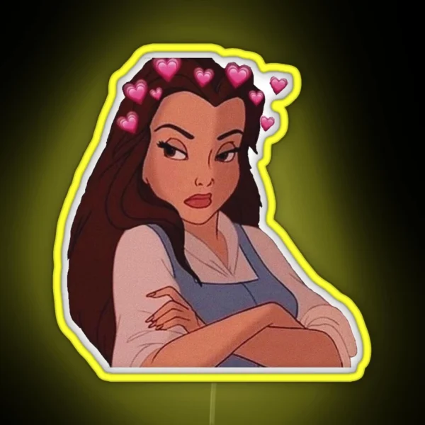 The Beauty And The Beast Mood RGB Neon Sign